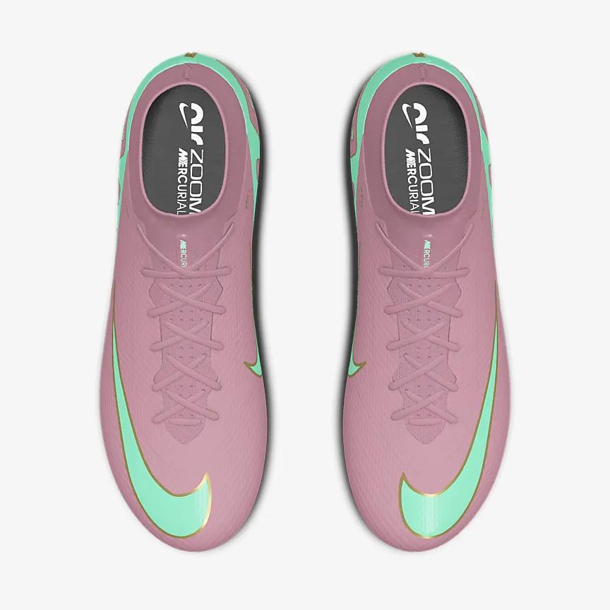 Giày Nike Mercurial Superfly 9 Elite By You Nữ Hồng Xanh